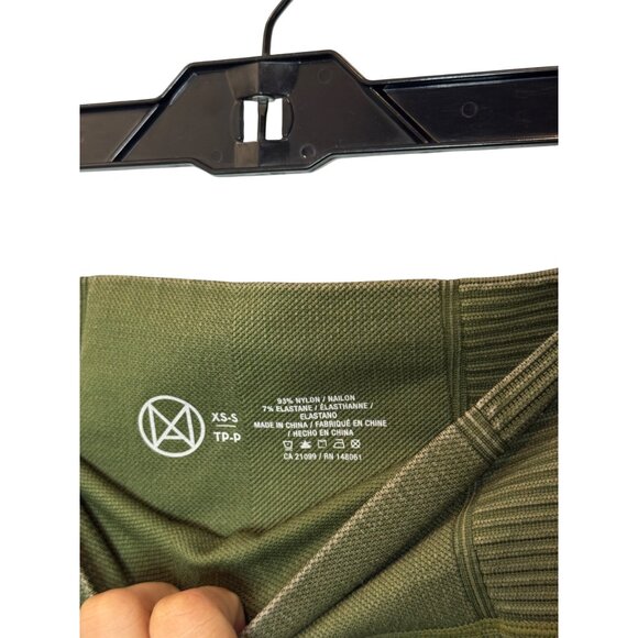 Ardene Move seamless biker shorts green women's size XS-S - Picture 6 of 6